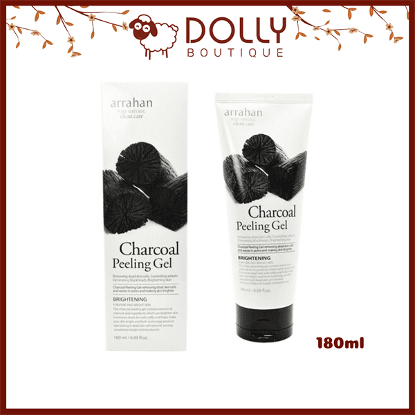 Kem tẩy tế bào chết Arrahan than hoạt tính 180ML9033