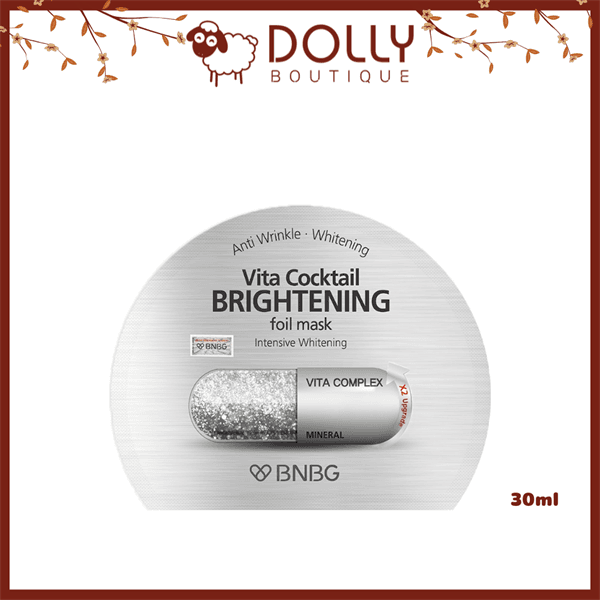 Mặt Nạ Giấy BNBG Vita Cocktail Brightening Foil Mask 30ml