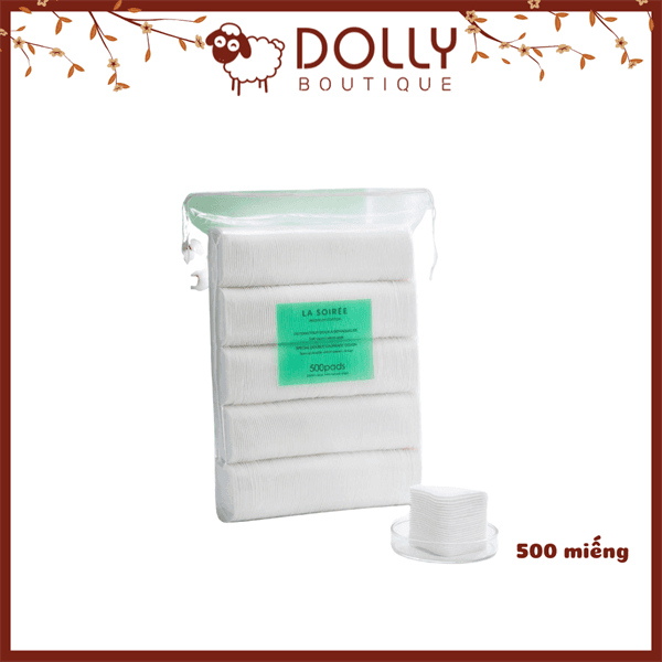 Bông Tẩy Trang La Soirée Premium Cotton 500 Miếng